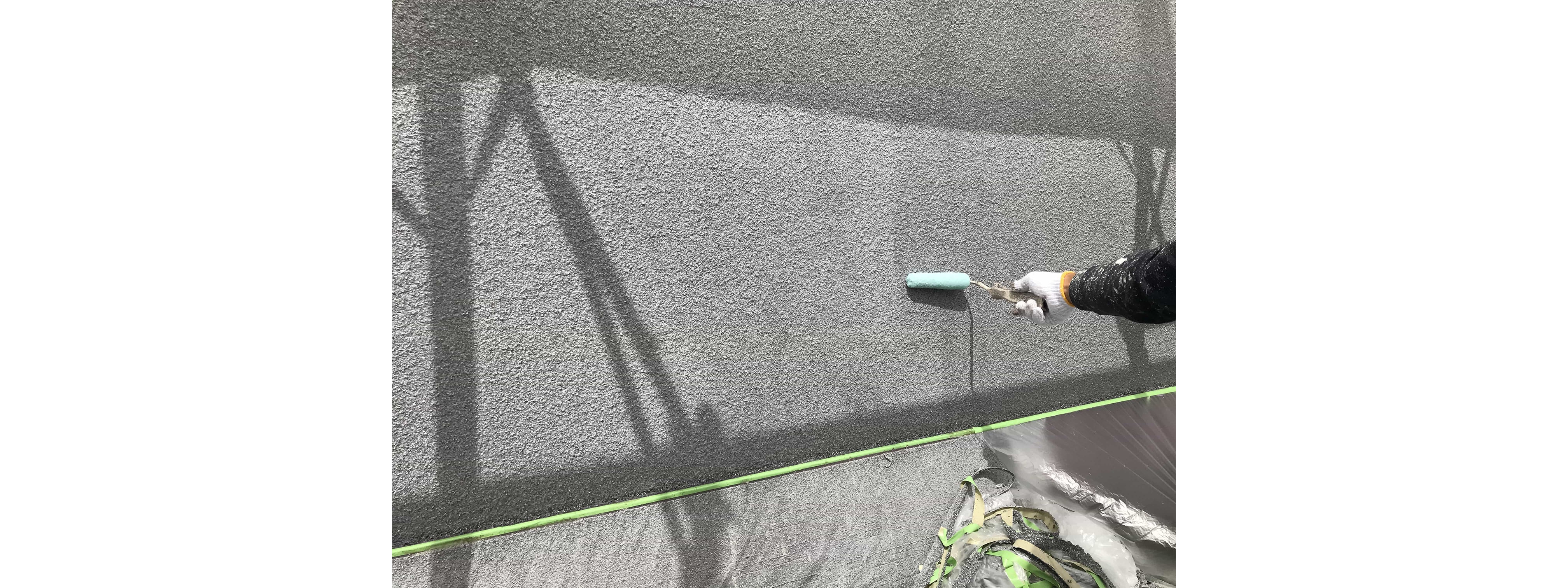 クリヤー保護塗装1回目