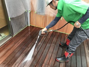 薬品洗浄後高圧洗浄