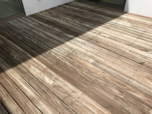 アルカリ洗浄剤施工中