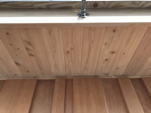サンドペーパー研磨施工後