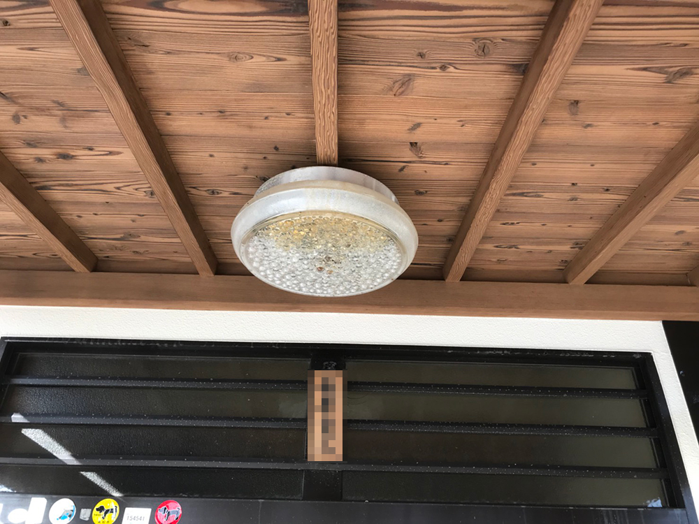 住宅木部薬品洗浄‐高松市