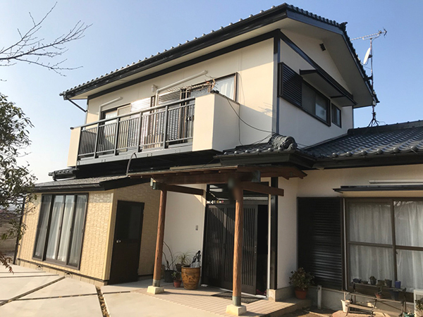 無機質系意匠塗装-高松市