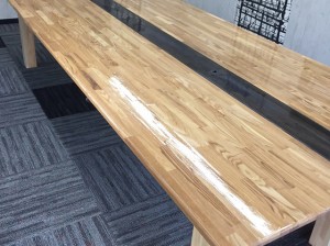 テーブルクリア塗装After